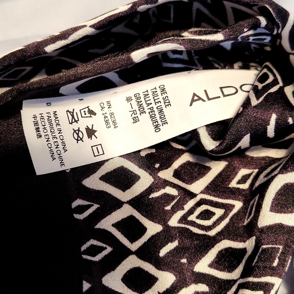 ⚡3/$15⚡ ALDO Women's Material Headband Black White Brown NWOT - Picture 2 of 2